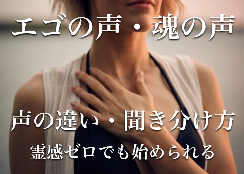 雑談だけど重要 エゴの声 魂の声の違い 聞き分け方 霊感ゼロでも始められる Mindquestー実用心理学web